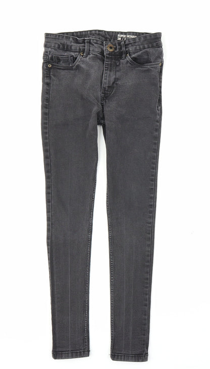 Peacocks Womens Black  Denim Skinny Jeans Size 28 in L26 in