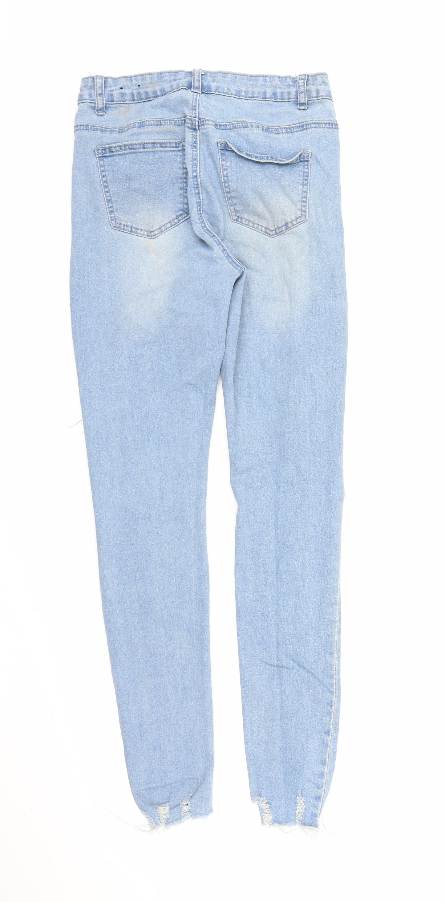 Sinner Womens Blue  Denim Skinny Jeans Size 12 L29 in