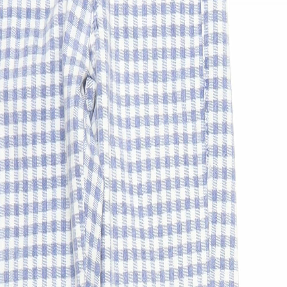 Womens UK Size 25 in Topshop Regular Fit Carrot Blue Trousers