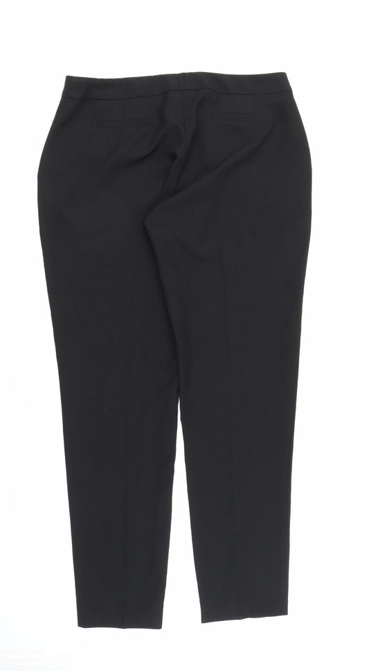 Select Womens Black   Carrot Trousers Size 14 L28 in