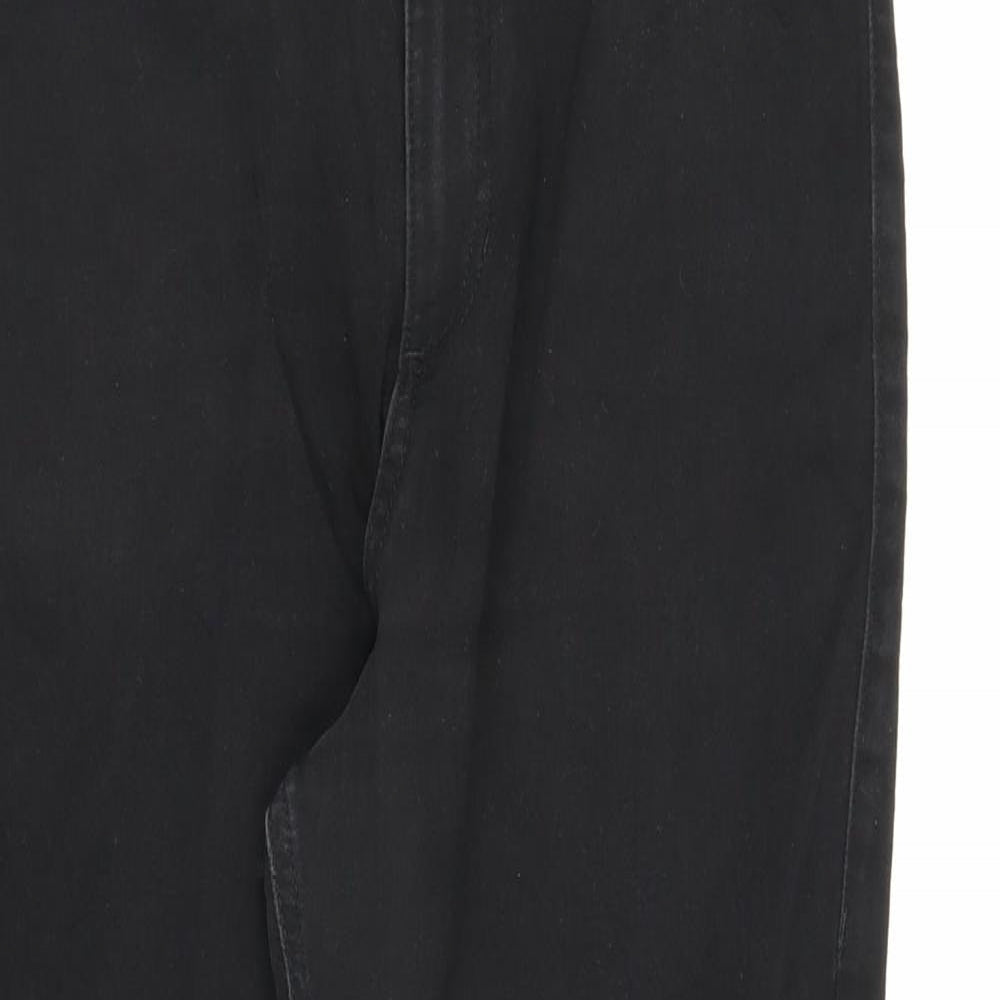 Womens UK Size 14 Preworn Regular Fit Jegging Black Jeans