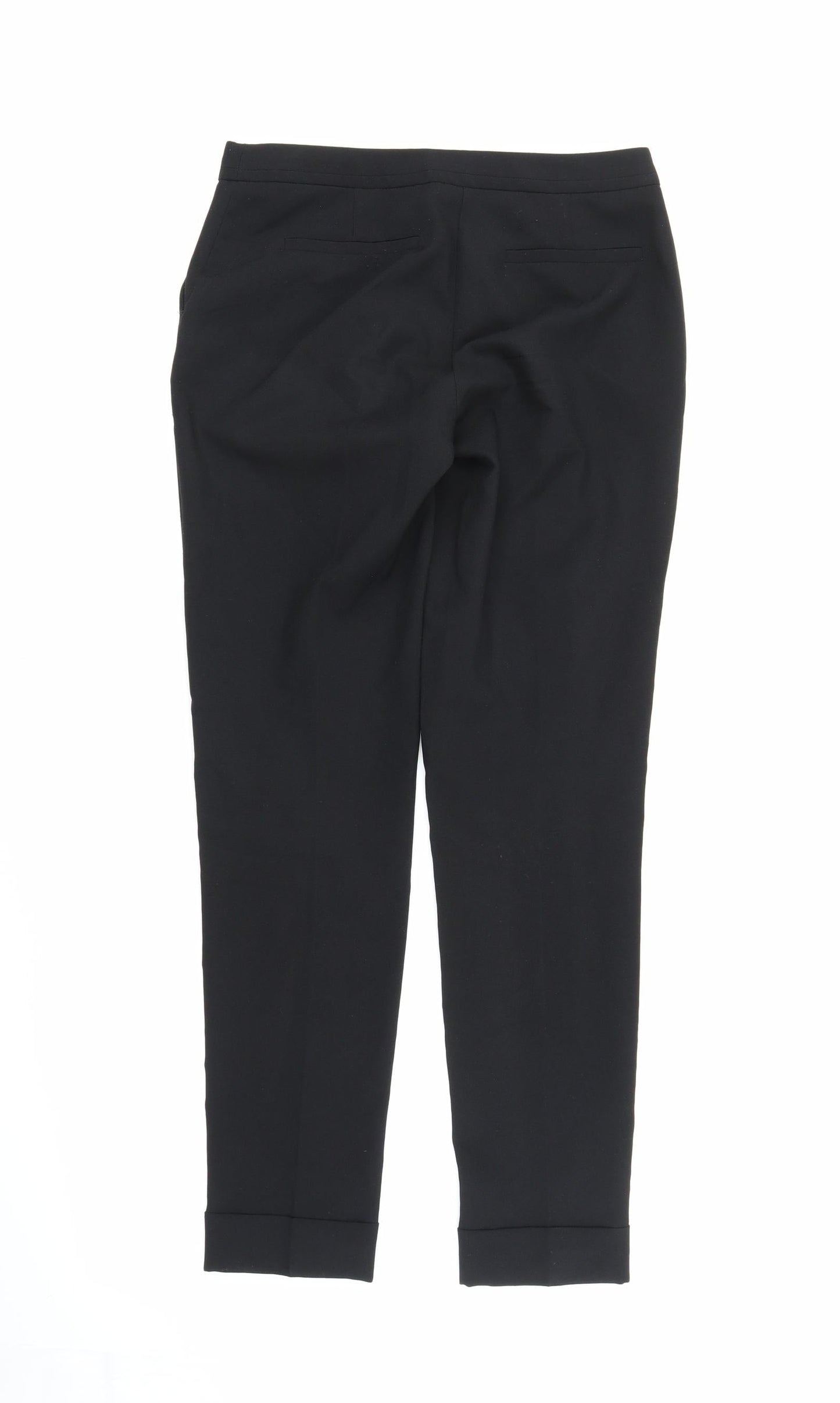 Primark Womens Black   Carrot Trousers Size 8 L28 in