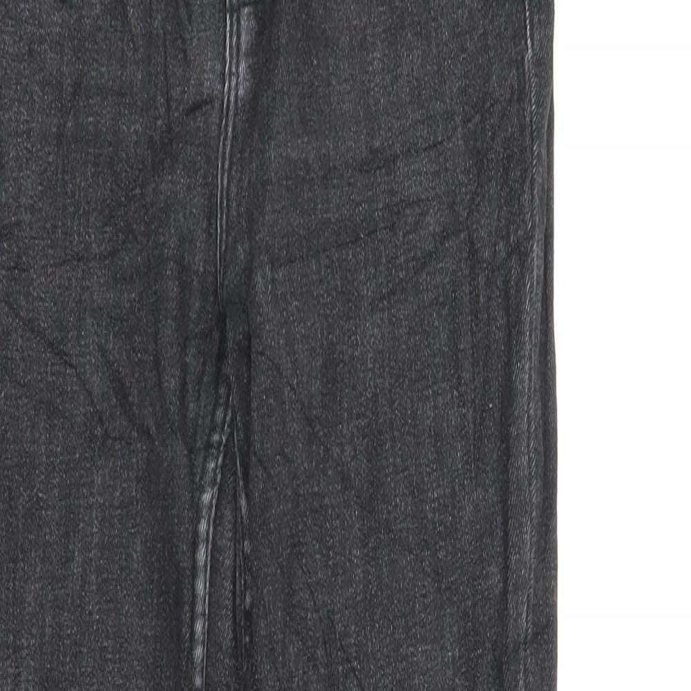 Zara Mens Black  Denim Skinny Jeans Size 24 in L26 in