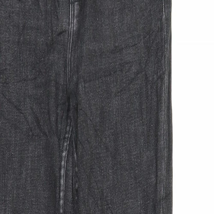 Zara Mens Black  Denim Skinny Jeans Size 24 in L26 in