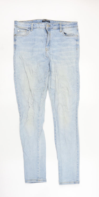 Tom & Rose Womens Blue  Denim Skinny Jeans Size 10 L29 in