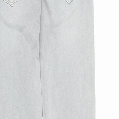 Toxik Womens Grey  Denim Skinny Jeans Size 8 L26 in