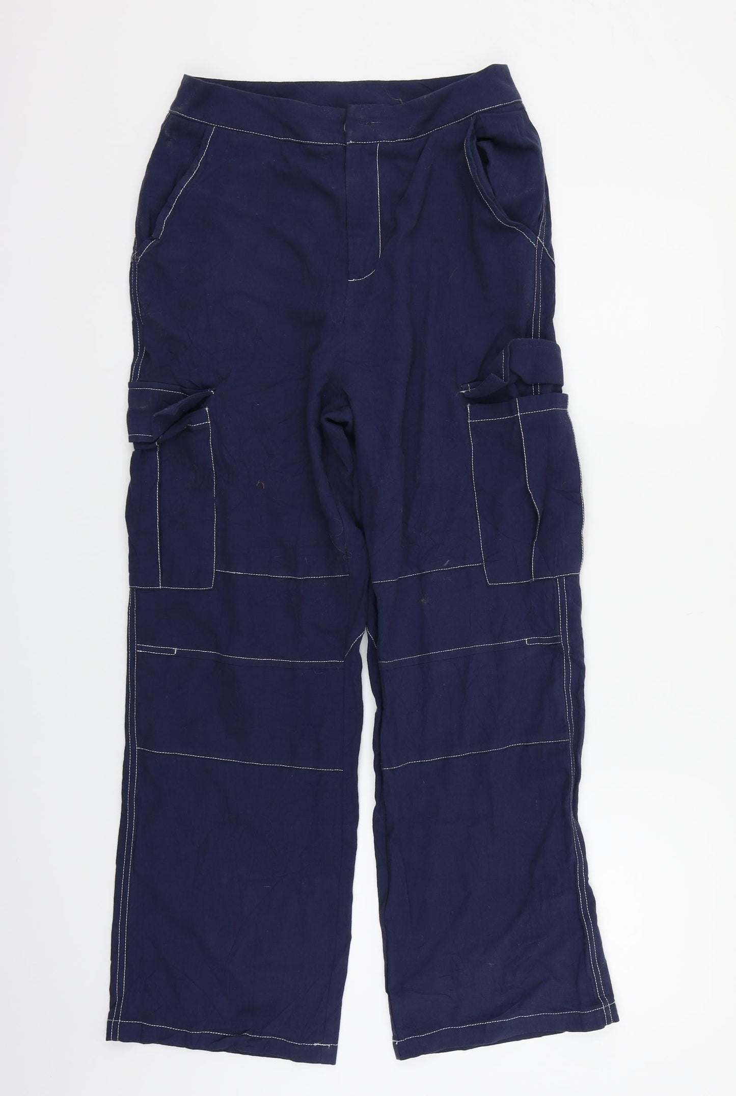 SheIn Womens Blue   Trousers  Size S L26 in
