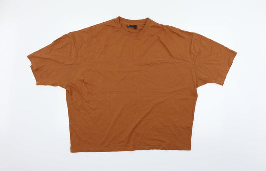 Womens UK Size L ASOS Orange Basic T-Shirt