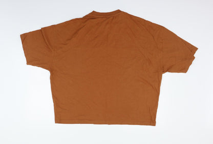 Womens UK Size L ASOS Orange Basic T-Shirt