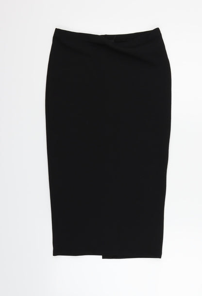 Papaya Womens Black   Flare Skirt Size 8