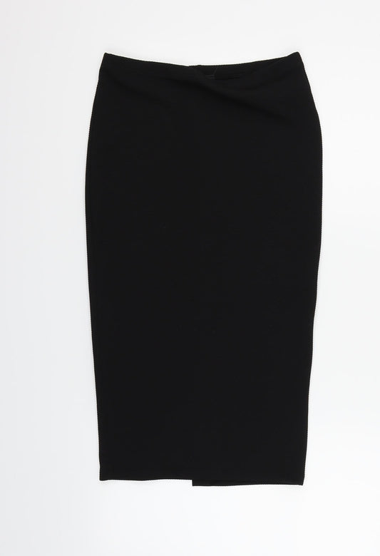 Papaya Womens Black   Flare Skirt Size 8