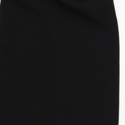 Papaya Womens Black   Flare Skirt Size 8