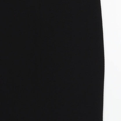 Papaya Womens Black   Flare Skirt Size 8