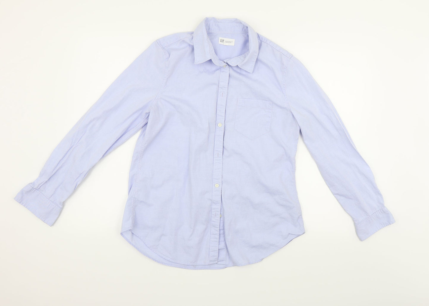 Mens UK Size M Gap Blue  Button-Up Long Sleeve Casual Shirt