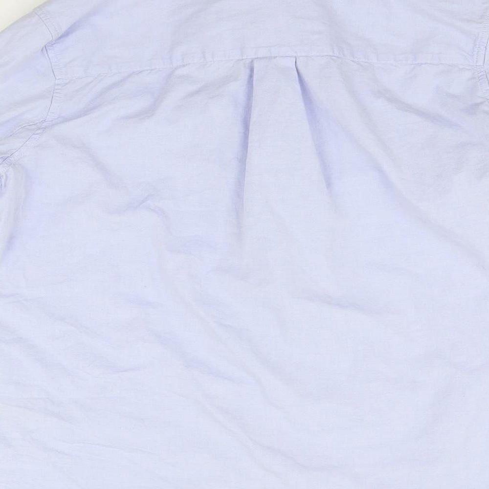 Mens UK Size M Gap Blue  Button-Up Long Sleeve Casual Shirt
