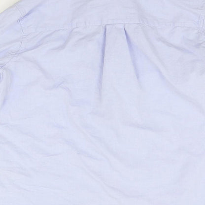 Mens UK Size M Gap Blue  Button-Up Long Sleeve Casual Shirt