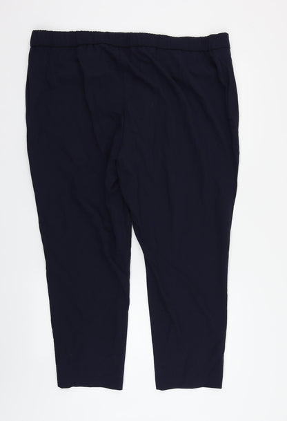 Mens UK Size 22 bonmarche Regular Fit  Blue Trousers