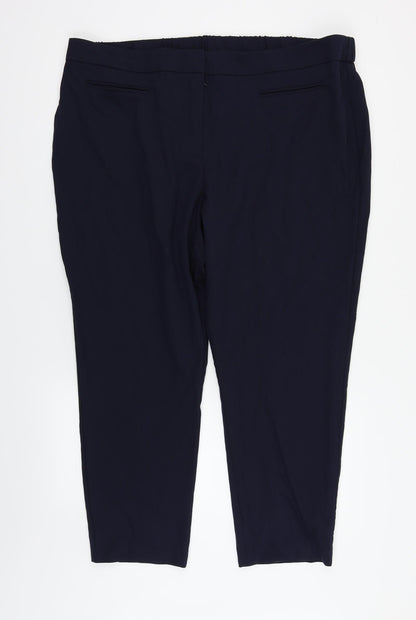 Mens UK Size 22 bonmarche Regular Fit  Blue Trousers