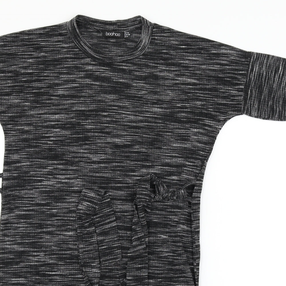 Boohoo Womens Black   Fit & Flare  Size 10