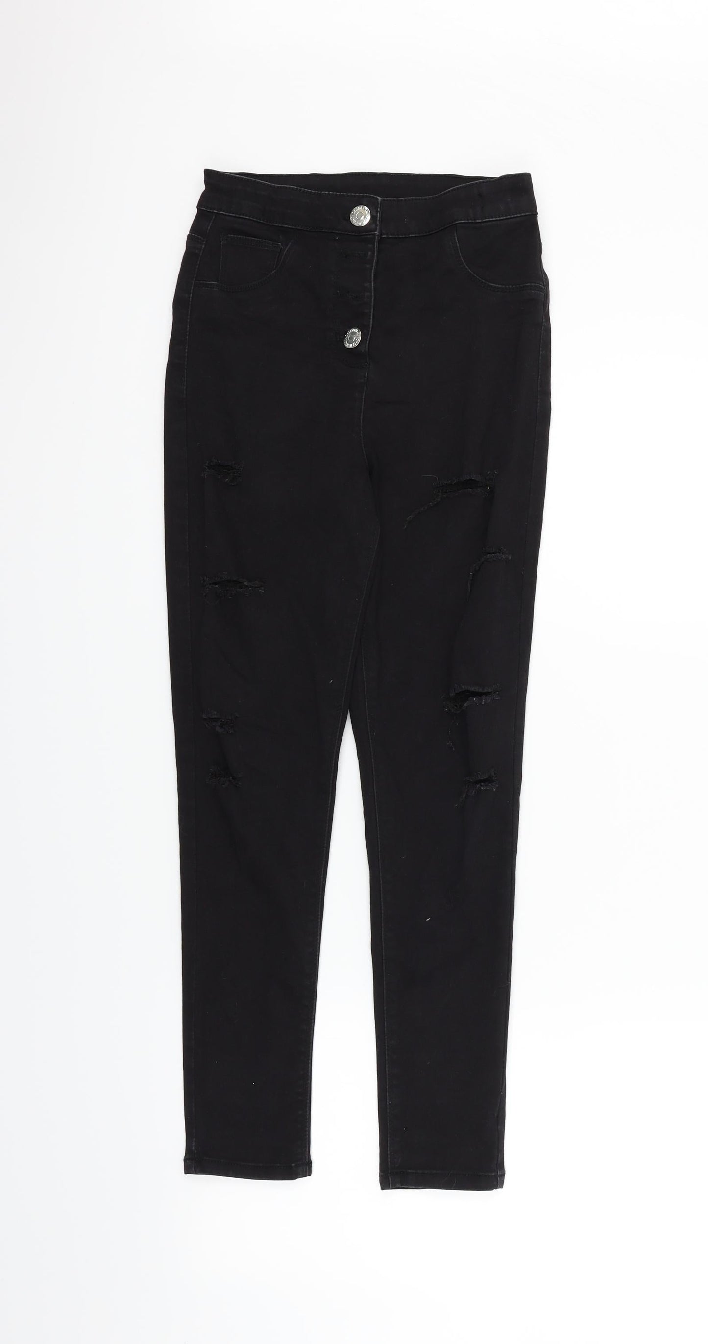Candy Womens Black   Trousers  Size 12 L24 in