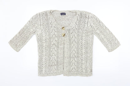 Saloos Womens Beige   Cardigan Jumper Size L