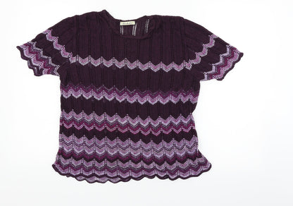 bertertex Womens Purple   Vest Jumper Size 14