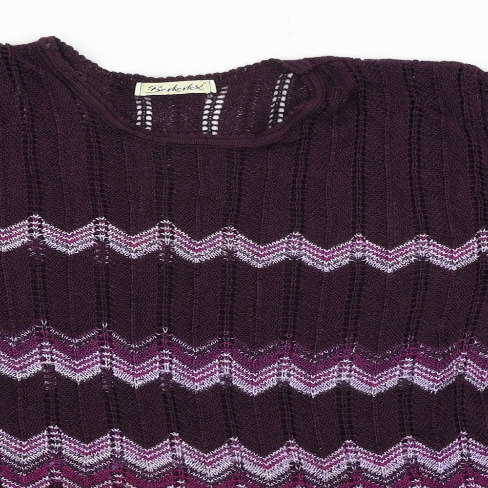 bertertex Womens Purple   Vest Jumper Size 14