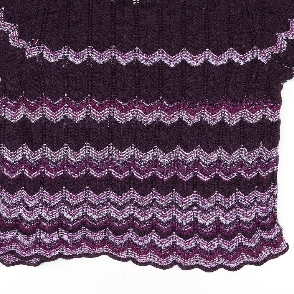 bertertex Womens Purple   Vest Jumper Size 14