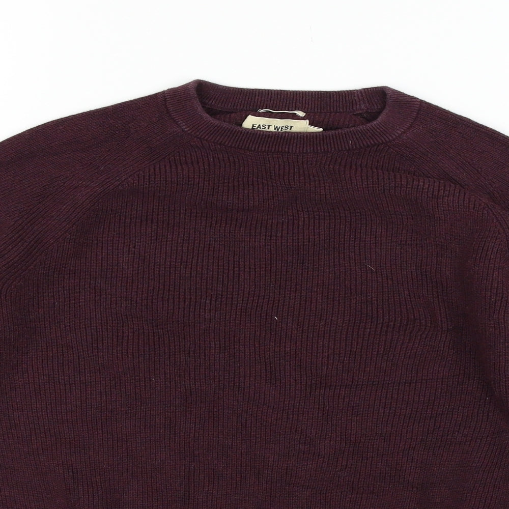 East West Womens Purple   Pullover Jumper Size XS