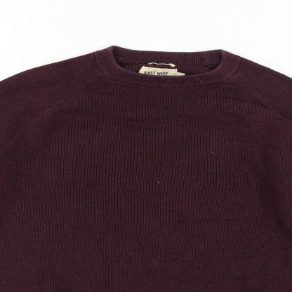 East West Womens Purple   Pullover Jumper Size XS