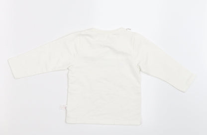Botai Boys Ivory Animal Print  Pullover T-Shirt One Size  - Elephant