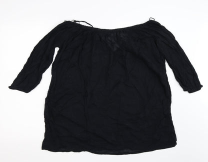 F&F Womens Black   Basic Blouse Size S