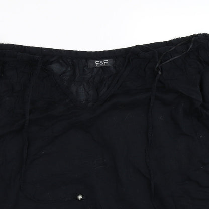F&F Womens Black   Basic Blouse Size S