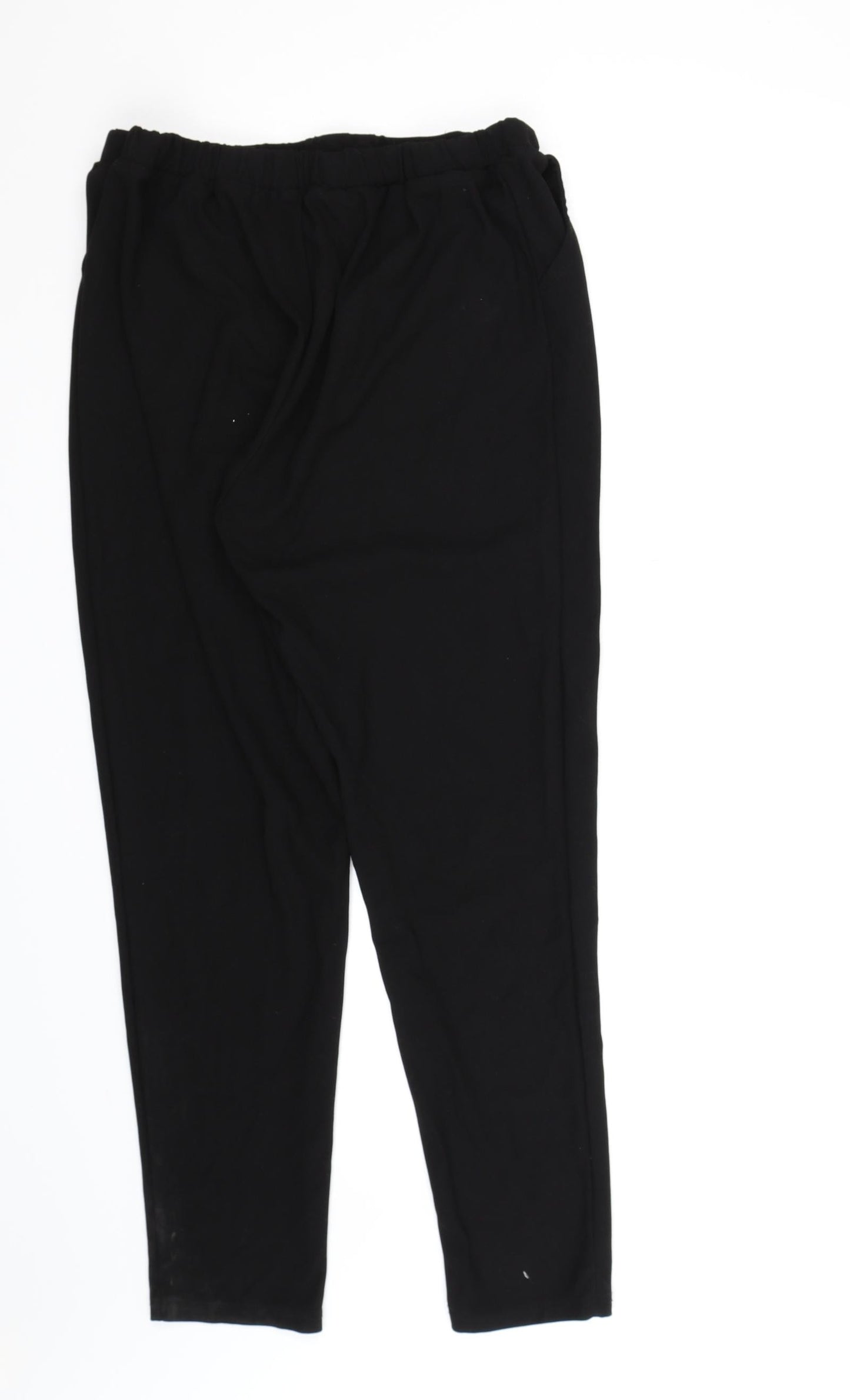 Womens UK Size One Size Preworn Slim Fit Jegging Black Trousers