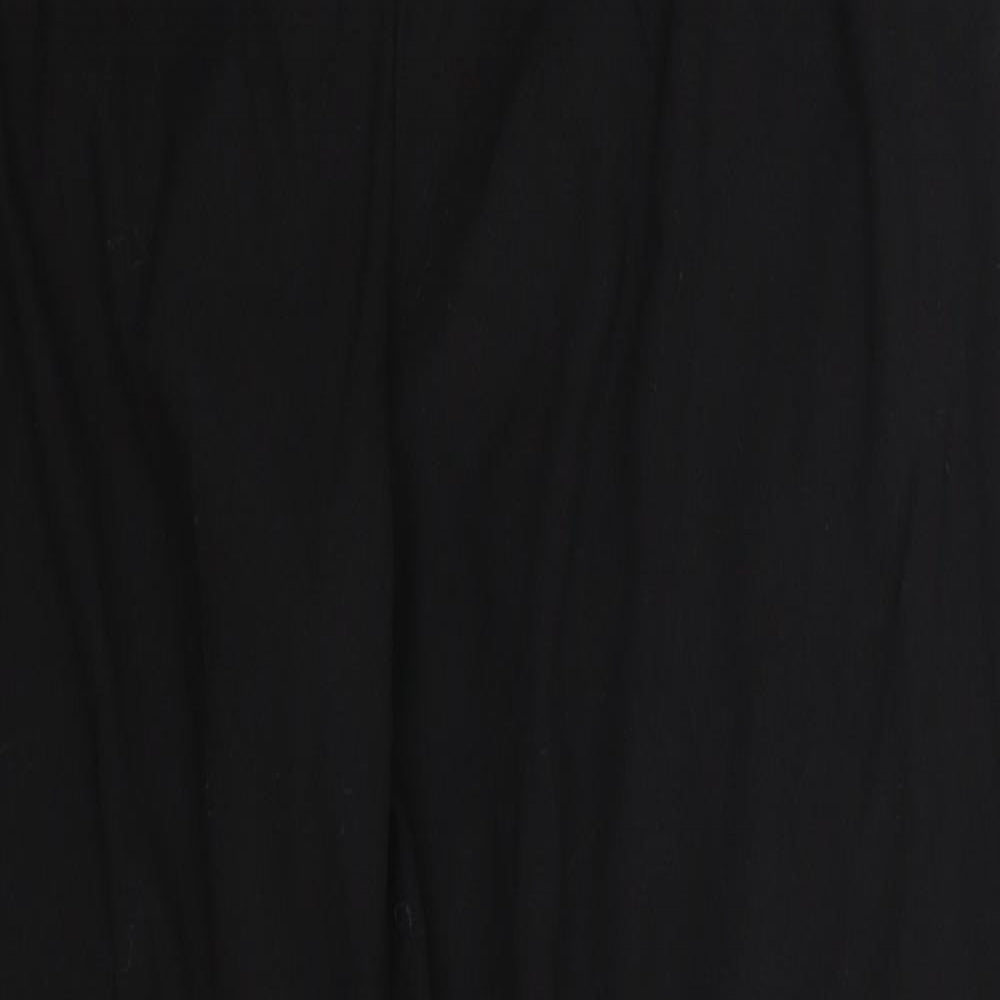 Womens UK Size One Size Preworn Slim Fit Jegging Black Trousers