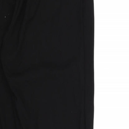 Womens UK Size One Size Preworn Slim Fit Jegging Black Trousers