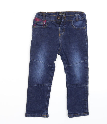Inextenso Boys Blue  Denim Cropped Jeans One Size L95 cm - Waist -20in