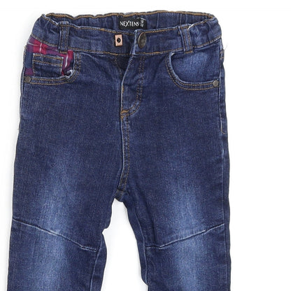 Inextenso Boys Blue  Denim Cropped Jeans One Size L95 cm - Waist -20in