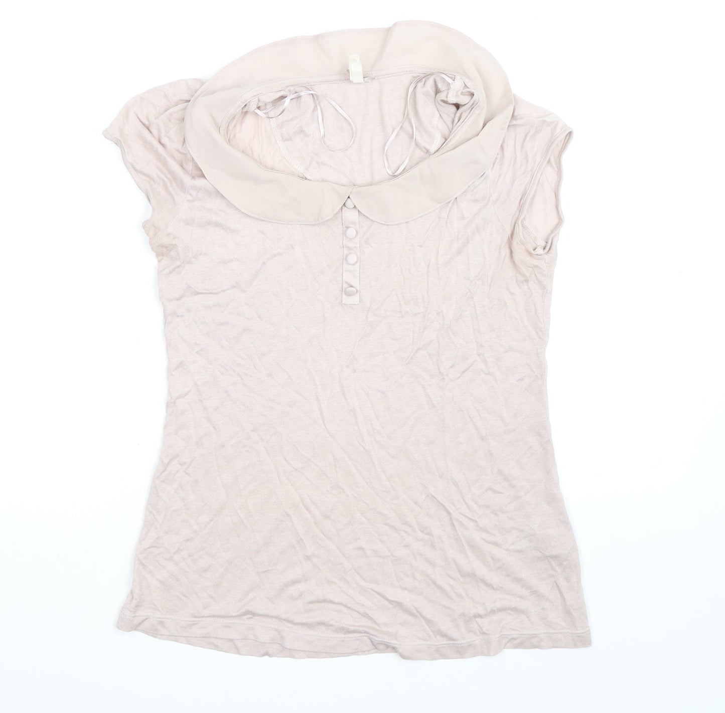 Womens UK Size 12 NEXT Pink Basic T-Shirt