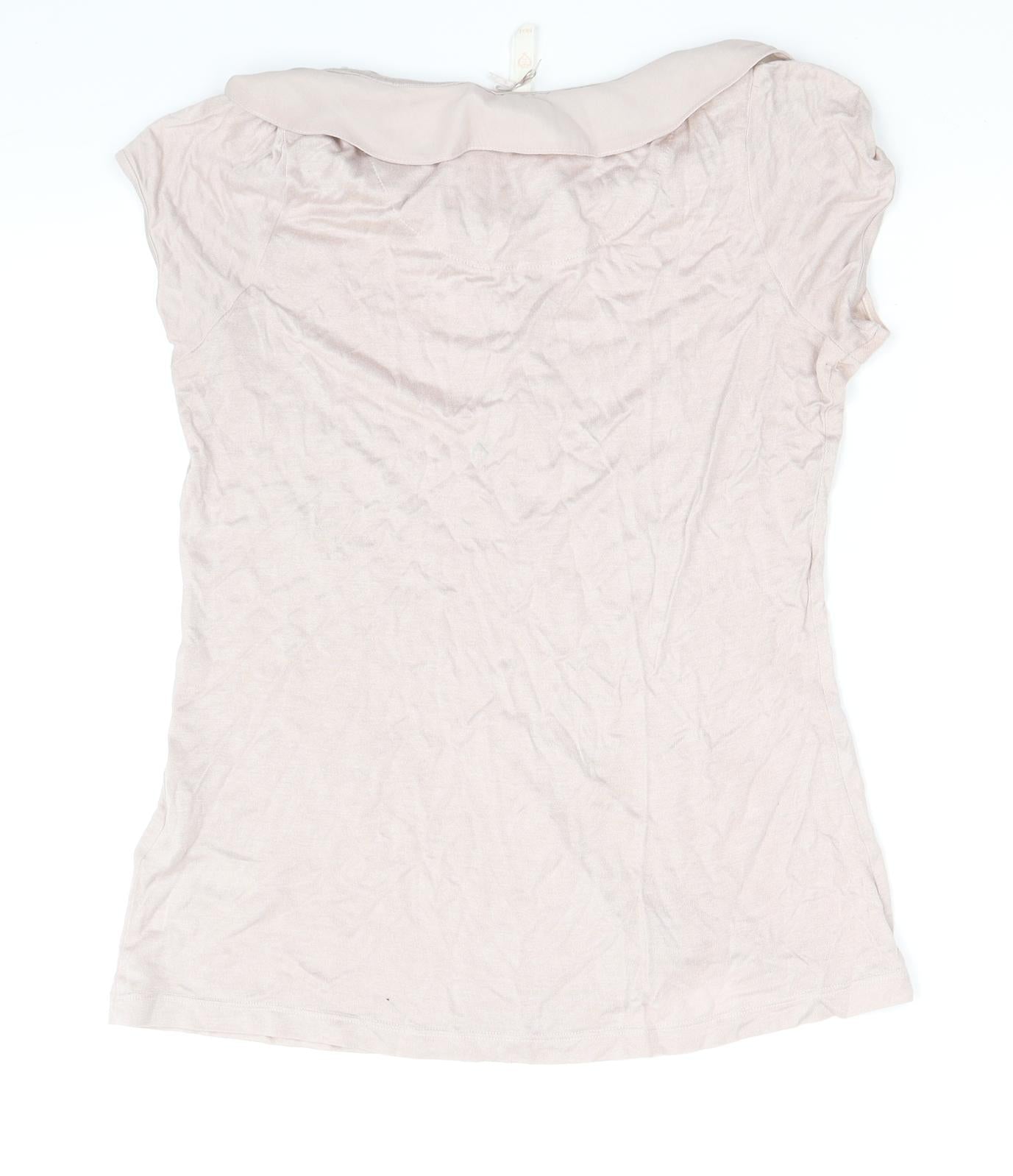 Womens UK Size 12 NEXT Pink Basic T-Shirt