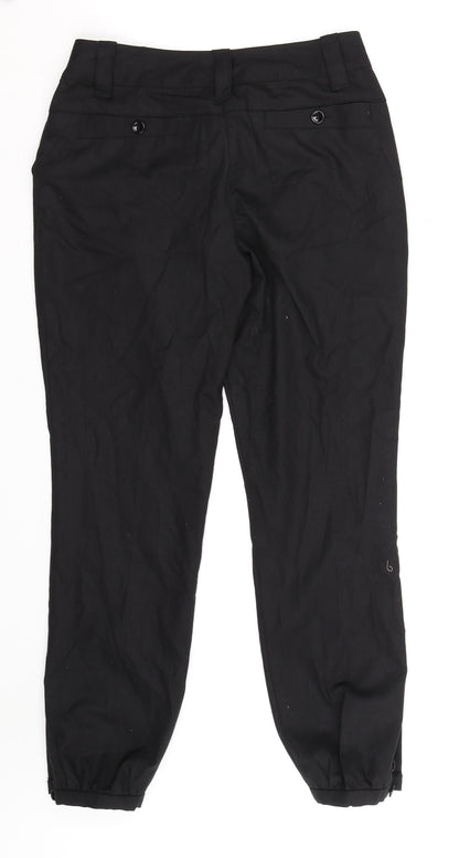 Womens UK Size 8 NEXT Regular Fit  Black Trousers