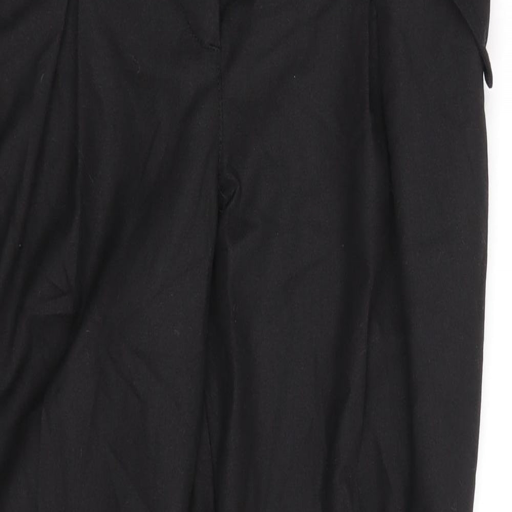 Womens UK Size 8 NEXT Regular Fit  Black Trousers
