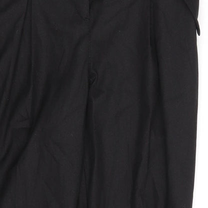 Womens UK Size 8 NEXT Regular Fit  Black Trousers