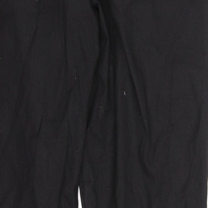 Womens UK Size 8 NEXT Regular Fit  Black Trousers