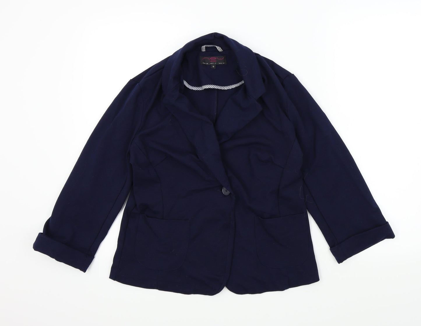 Womens UK Size 12 New Look Blue Jacket