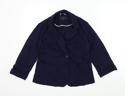 Womens UK Size 12 New Look Blue Jacket
