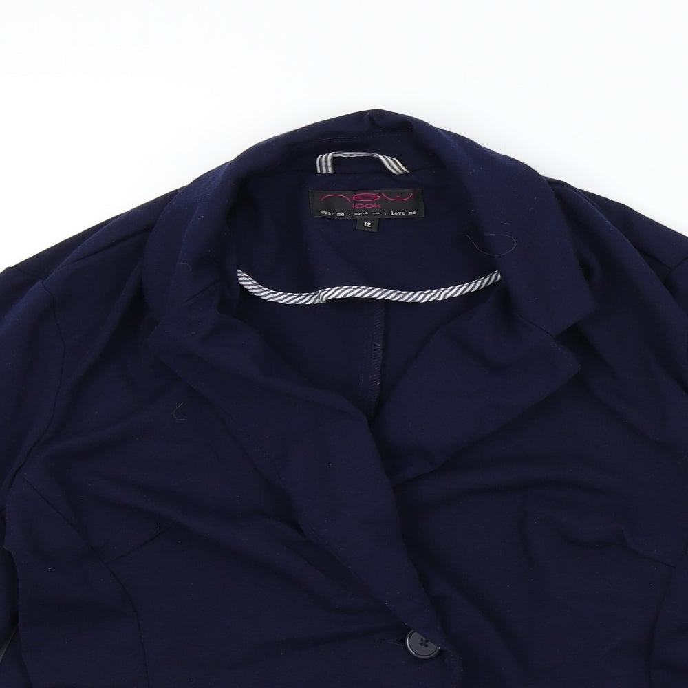 Womens UK Size 12 New Look Blue Jacket
