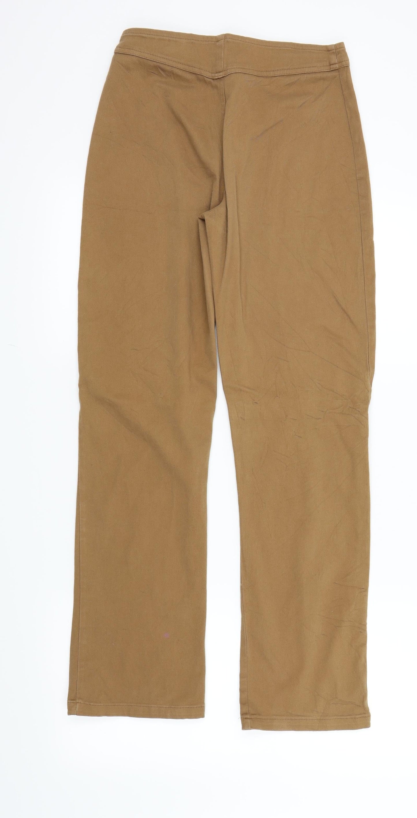 Womens UK Size 38 Preworn Regular Fit  Brown Trousers