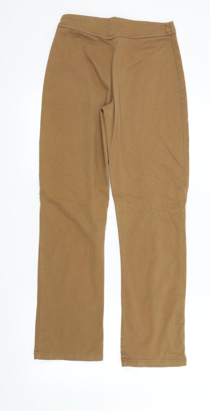 Womens UK Size 38 Preworn Regular Fit  Brown Trousers