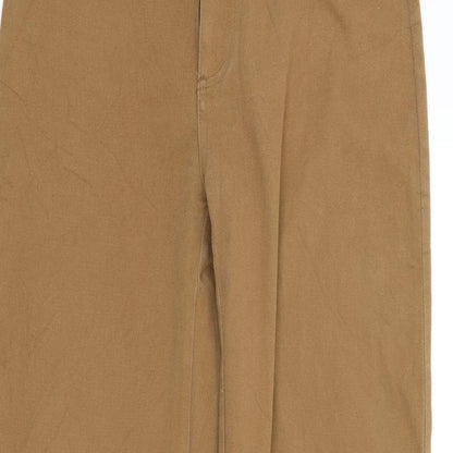 Womens UK Size 38 Preworn Regular Fit  Brown Trousers